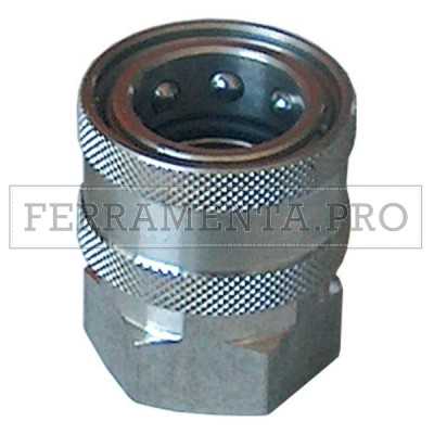 Attacco rapido a.p. a sfere inox F, G3/8F, 250bar