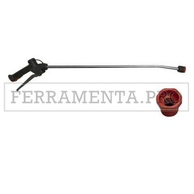 Pistola + lancia inox senza ugello 600mm G1/2F