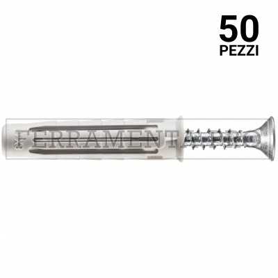 50 pezzi TASSELLO in NYLON T6/VA con VITE 8x40mm