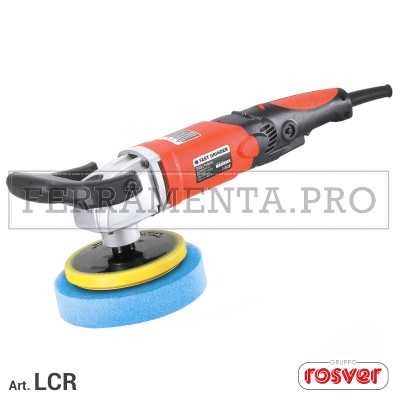  LCR Lucidatrice circolare con variatore di giri, per lavori di finitura