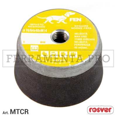Mole Abrasive con Supporto di Rinforzo MTCR