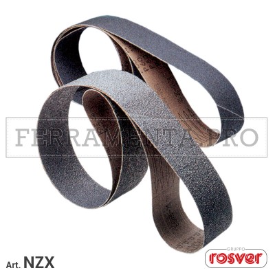 NASTRO ABRASIVO allo ZIRCONIO per METALLI INOX GHISA LEVIGATRICE SATINATRICE NZX