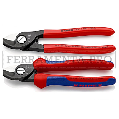 KNIPEX Cesoie per cavi bonderizzate nere