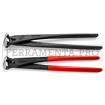 KNIPEX Tenaglie per ferraioli e cementisti tipo “Forte” bonderizzate nere