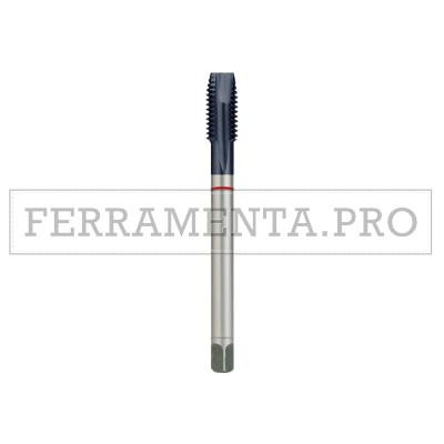 RUKO Maschi a macchina M DIN 376 HSSE-Co5 TiAIN con gambo ridotto per fori passanti