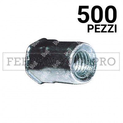 500 pezzi Rivit FREP - Rivsert Fe semiesag.8,8mm f.9,0 ss0,5 - 3,0  M6/030