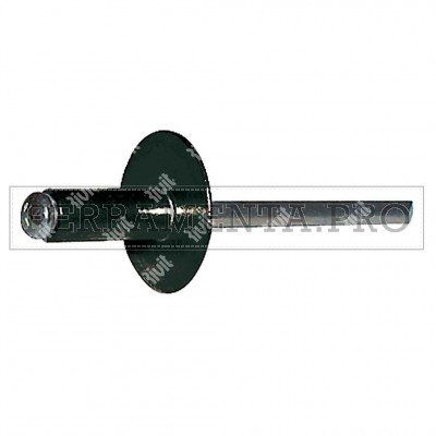 Rivit AFL129005 - Rivetto Alu/Acciaio NERO  4,0x20,0 TL12