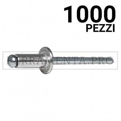 1000 pezzi Rivit AFT - Rivetto Alluminio/Acciaio TT  3,4x7,0