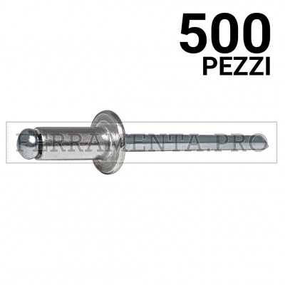 500 pezzi Rivit AFT - Rivetto Alluminio/Acciaio TT  4,0x16,0
