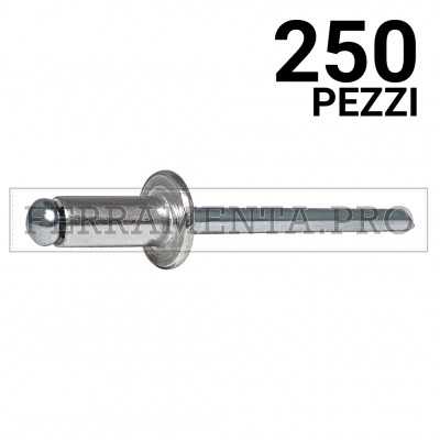 250 pezzi Rivit AFT - Rivetto Alluminio/Acciaio TT  7,8x18,0