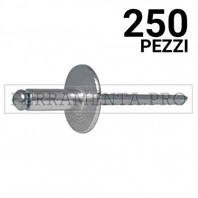 250 pezzi Rivit AFL14 - Rivetto Alluminio/Acciaio  4,8x20,0 TL14