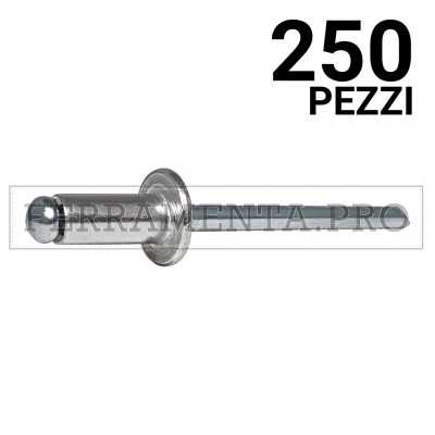 250 pezzi Rivit AFT - Rivetto Alluminio/Acciaio TT  6,0x16,0