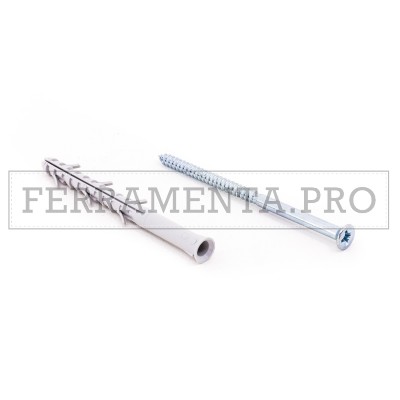 TASSELLO ANCORANTE UNIVERSALE in NYLON PLASTICA con VITE PROLUNGATA APS/V
