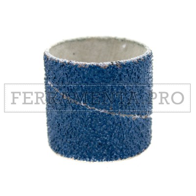 ANELLO ABRASIVO RINFORZATO ALLO ZIRCONIO per RULLO FINITURA SBAVATURA SMUSSATURA METALLI