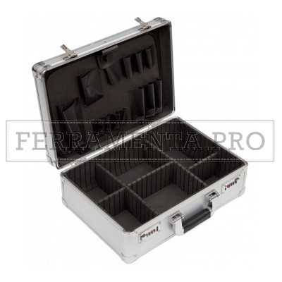 VALIGIA VALIGETTA PORTAUTENSILI in ALLUMINIO per ATTREZZI LAVORO con SERRATURA