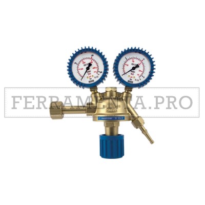 RIDUTTORE di PRESSIONE con 2 MANOMETRI per OSSIGENO CANNELLO OSSITAGLIO