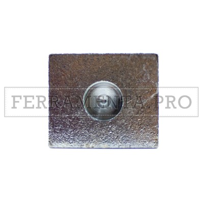 PIASTRA ZINCATA per PERNO COMBIARIALDO 349 per CANCELLI BATTENTI