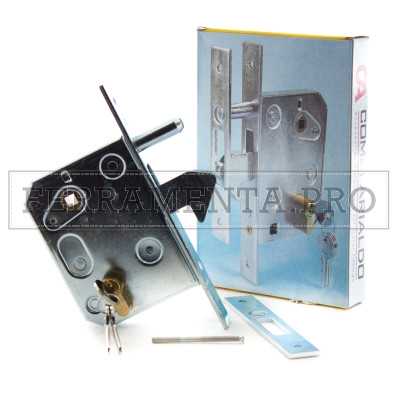 SERRATURA a GANCIO ZINCATA COMBIARIALDO 350 per CANCELLI SCORREVOLI con CILINDRO