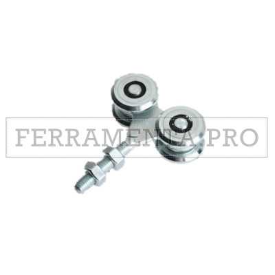 CARRELLO ZINCATO 4 CUSCINETTI SCHERMATI COMBIARIALDO 754 per MONOROTAIA