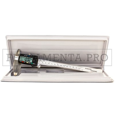 CALIBRO DIGITALE A CORSOIO ELETTRONICO CON DISPLAY LCD PROFESSIONALE in ACCIAIO BORLETTI