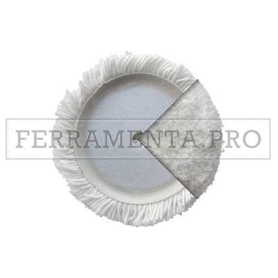 DISCO in LANA ATTORCIGLIATA D. 200mm per LUCIDATURA PARTI VERNICIATE e MARMO