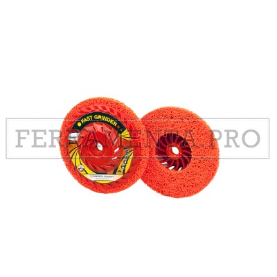 DISCO ABRASIVO UNITIZED ORANGE CLEANER per RIMOZIONE OSSIDAZIONI SALDATURA