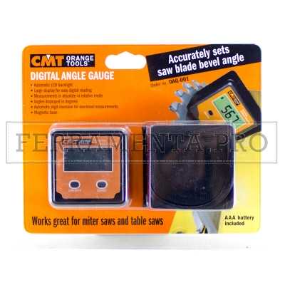 GONIOMETRO DIGITALE TASCABILE CMT DAG-001 per MISURAZIONE ANGOLI FABBRO OFFICINA