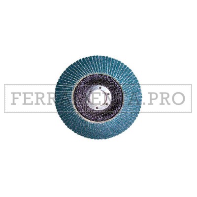 10 pz DISCO ABRASIVO LAMELLARE ZIRCONIO SUPPORTO FIBRA SMERIGLIATURA INOX