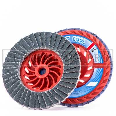 DISCO ABRASIVO LAMELLARE VENTILATO 115mm allo Zirconio Fast Grinder DLV