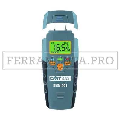 MISURATORE DIGITALE di UMIDITÀ CMT DMM-001 per LEGNO MATERIALI COSTRUZIONE