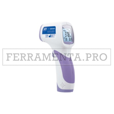 TERMOMETRO FRONTALE DIGITALE INFRAROSSI per FEBBRE SENZA CONTATTO CERTIFICATO 