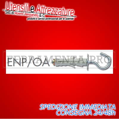 TASSELLO ad ESPANSIONE in NYLON ENP/OA con OCCHIOLO APERTO 9 x 40 mm