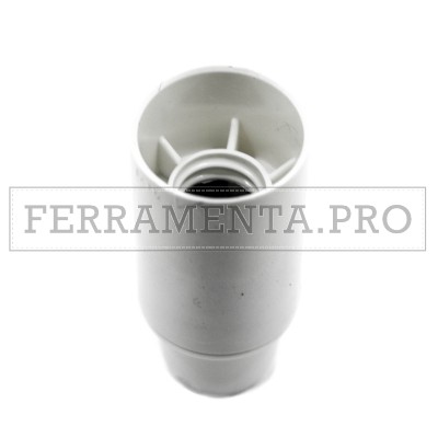 PORTALAMPADA LISCIO in PLASTICA ADATTATORE LUCE LAMPADINA per E14 BIANCO o NERO