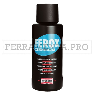 FEROX CONVERTITORE RIMUOVI RUGGINE AREXONS ANTIRUGGINE per FERRO ACCIAIO