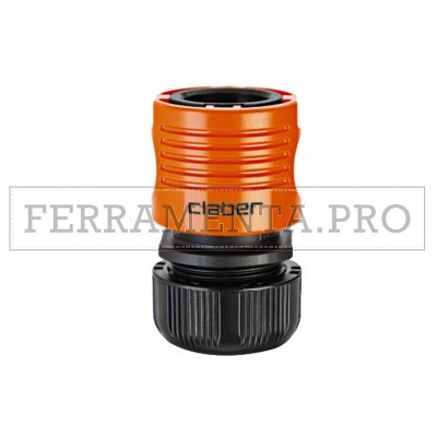 RACCORDO RAPIDO 1/2 per TUBO ACQUA GIARDINO IRRIGAZIONE CLABER 8606 8607 12-15mm QUICK-CLICK