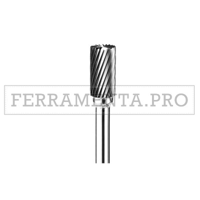 FRESE IN CARBURO DI TUNGSTENO FORMA CILINDRICA CON TAGLI IN TESTA TAGLIO STANDARD per FINITURA SBAVATURA METALLI LEGNO PLASTICA 