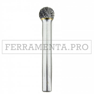 FRESE ROTATIVE IN CARBURO DI TUNGSTENO SFERICHE TAGLIO STANDARD per FINITURA SBAVATURA METALLI LEGNO PLASTICA