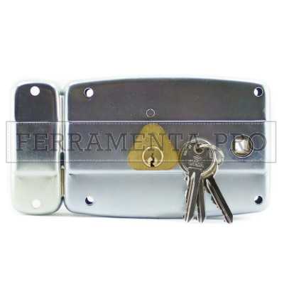 SERRATURA da APPLICARE CISA 50471 a CILINDRO 2 MANDATE con QUADRO per MANIGLIA