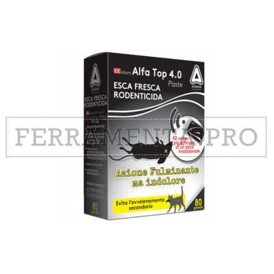 ESCA FRESCA VELENO TOPI TOPICIDA ALFA TOP 4.0 NO AVVELENAMENTO SECONDARIO 80g