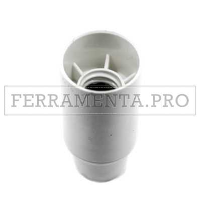PORTALAMPADA LISCIO in PLASTICA ADATTATORE LUCE LAMPADINA per E14 BIANCO o NERO