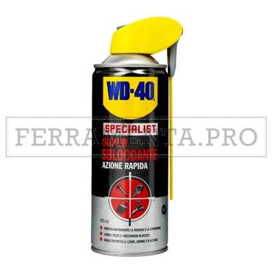 WD 40 SPECIALIST SUPER SBLOCCANTE SPRAY ad AZIONE RAPIDA 400ml MULTIUSO