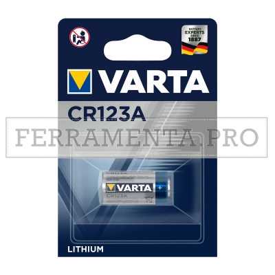 BATTERIA PILA VARTA al LITIO CR123A 3V 123A per FOTOCAMERE DIGITALI FLASH TORCE