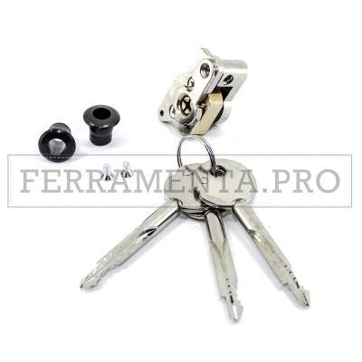 SERRATURA CILINDRO CISA 02400 a SPILLO CHIAVE CORTA ANTIGRIMALDELLO CORPO OTTONE