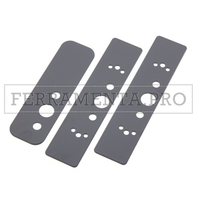 PLACCHE DI MASCHERAMENTO FORI ISEO 94100655 NERE per SOSTITUZIONE ANTIPANICO