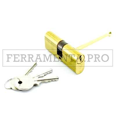 CILINDRO CISA OVALE DOPPIO CILINDRO in OTTONE con CAMMA CENTRATA e SPOSTATA