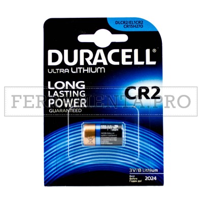 BATTERIA PILA DURACELL ULTRA 3V LITIO DLCR2 EL1CR2 CR15H270 per FOTOCAMERE