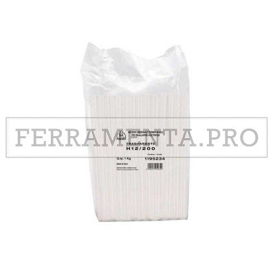 STICK BASTONCINI RICAMBI COLLA A CALDO 12x200mm 1 Kg TRASPARENTE PISTOLA
