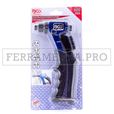 RIVETTATRICE MANUALE COMPATTA 4 TESTE PROFESSIONALE PINZA per RIVETTI