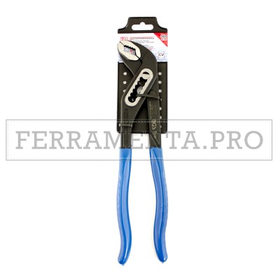 PINZA REGOLABILE PROFESSIONALE FORGIATA e TEMPRATA con IMPUGNATURE RIVESTITE VARIE MISURE