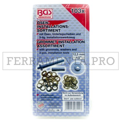 KIT ASSORTIMENTO MONTAGGIO ANELLI ELASTICI DA 103 PEZZI PROFESSIONALE